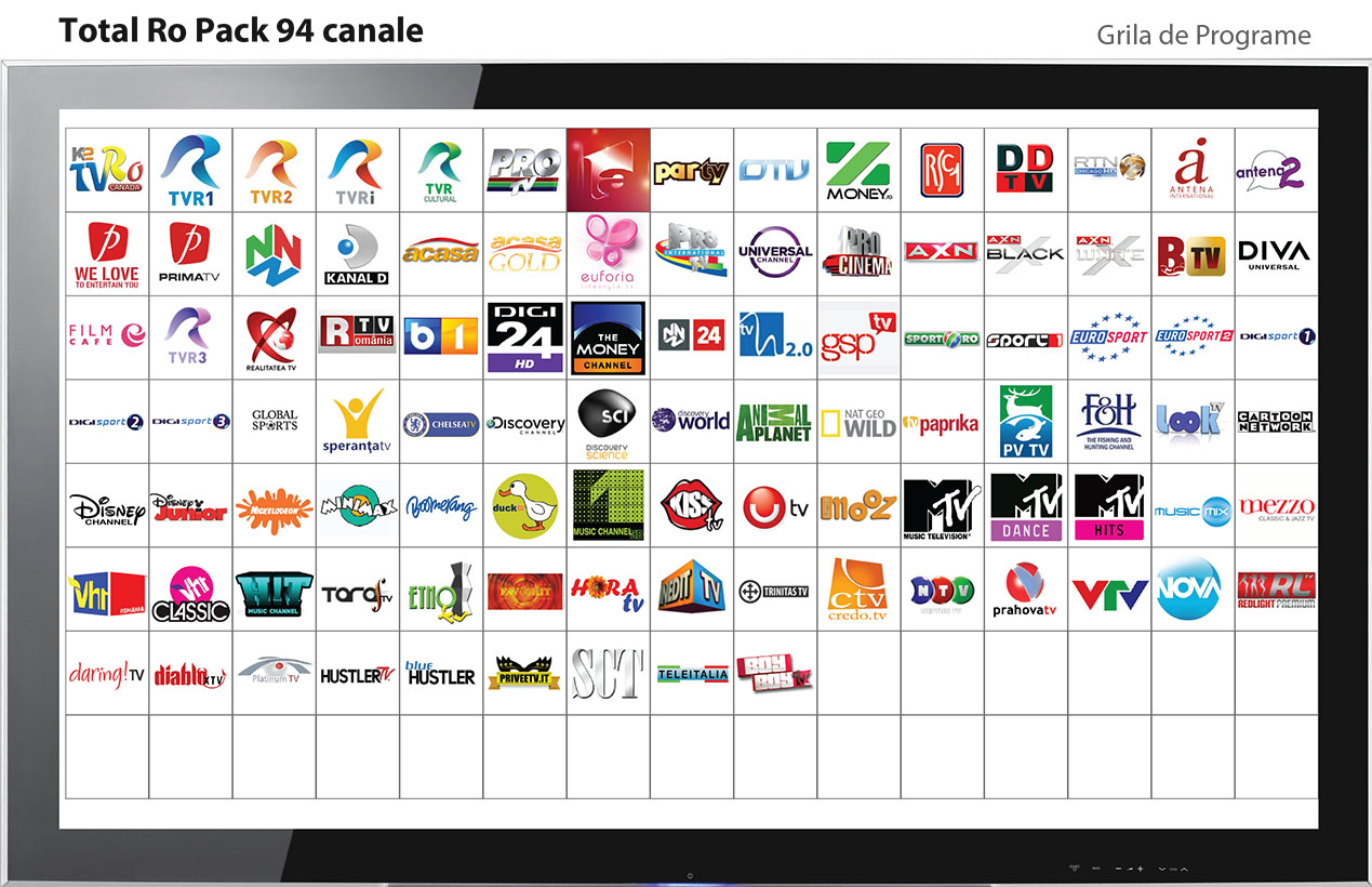TotalPack 94 canale Romanesti